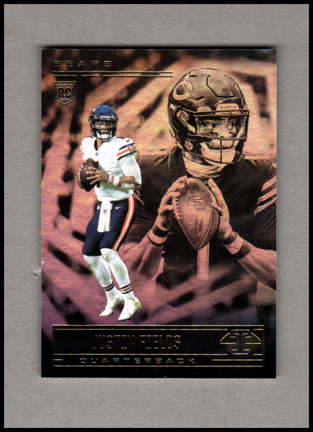 2021 Panini Illusions #62 Justin Fields RC Rookie Card - NM
