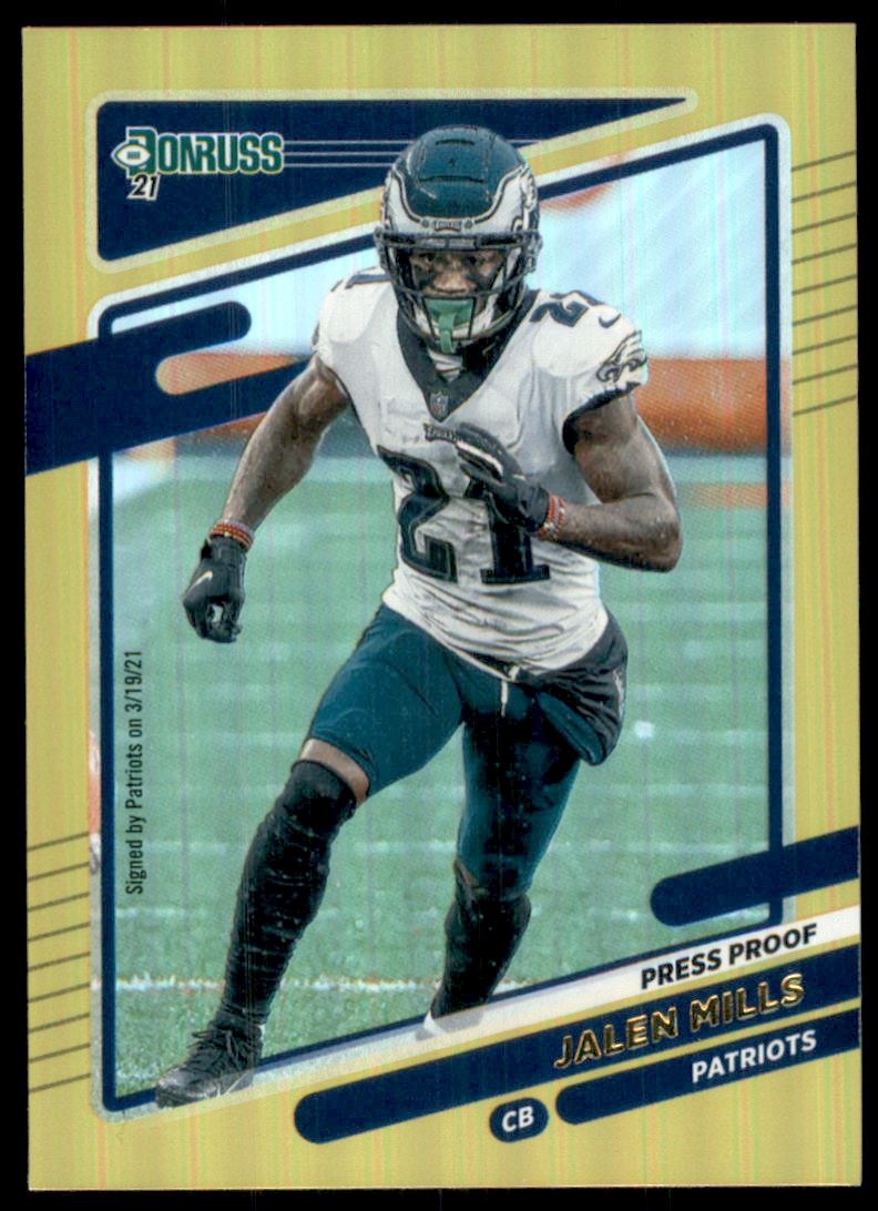 2021 Donruss Press Proof Premium #113 Jalen Mills