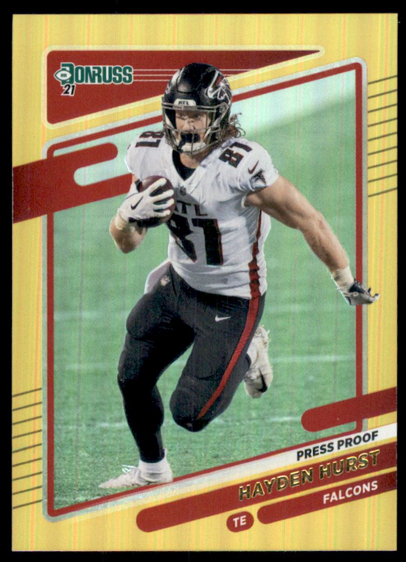 2021 Donruss Press Proof Premium #235 Hayden Hurst