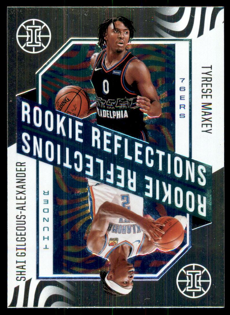 2020-21 Panini Illusions Rookie Reflections #7 Shai Gilgeous-Alexander/Tyrese Maxey