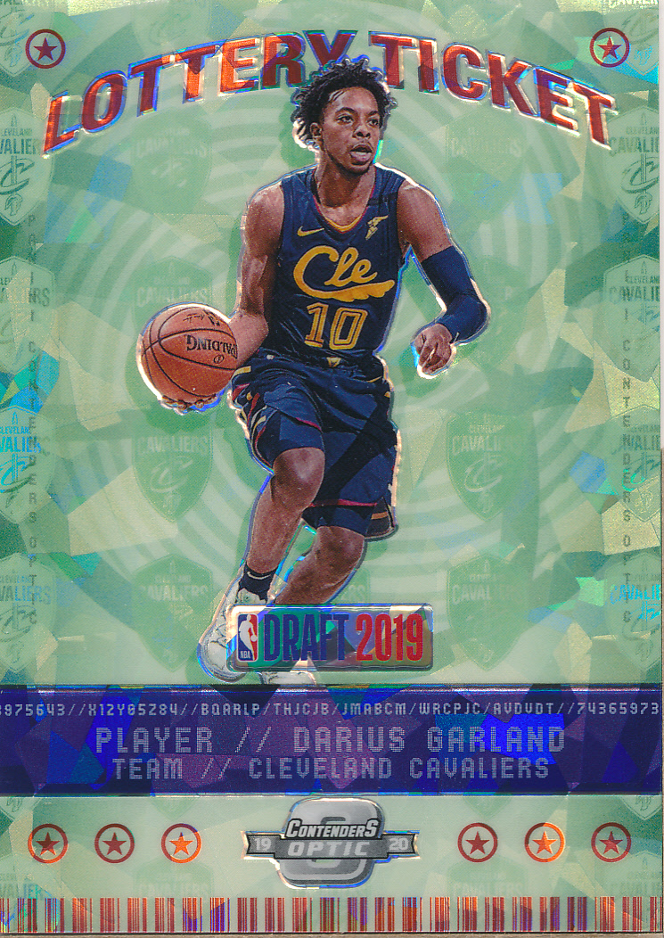 ダリアス•ガーランド 2019OPTIC LOTTERY TICKET-GOLD 2019-20 Hoops Premium Stock Class of 2019 Holo #2 Darius Garland
