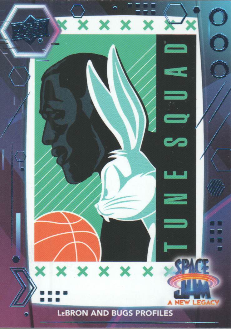 2021 Upper Deck Space Jam A New Legacy Retail Blue 43 LeBron and Bugs