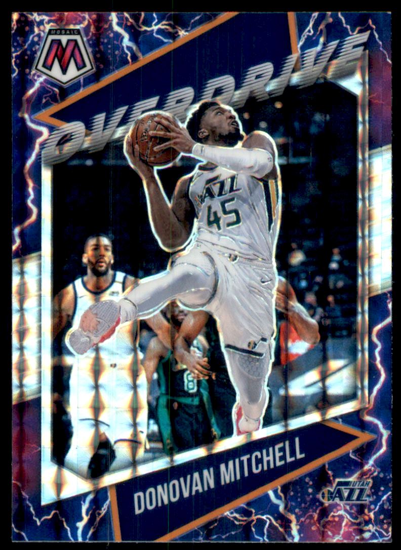 2020-21 Panini Mosaic Overdrive #11 Donovan Mitchell