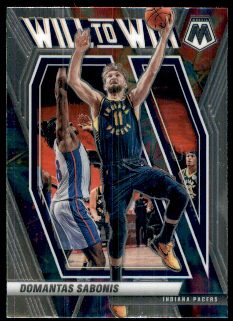 2020-21 Panini Mosaic Will to Win #19 Domantas Sabonis