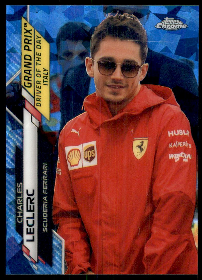 2020 Topps Chrome Formula 1 F1 Sapphire Gold Refractor Charles