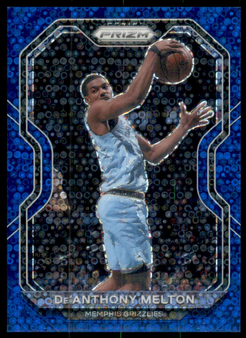 2020-21 Panini Prizm Prizms Fast Break Blue #26 De'Anthony Melton