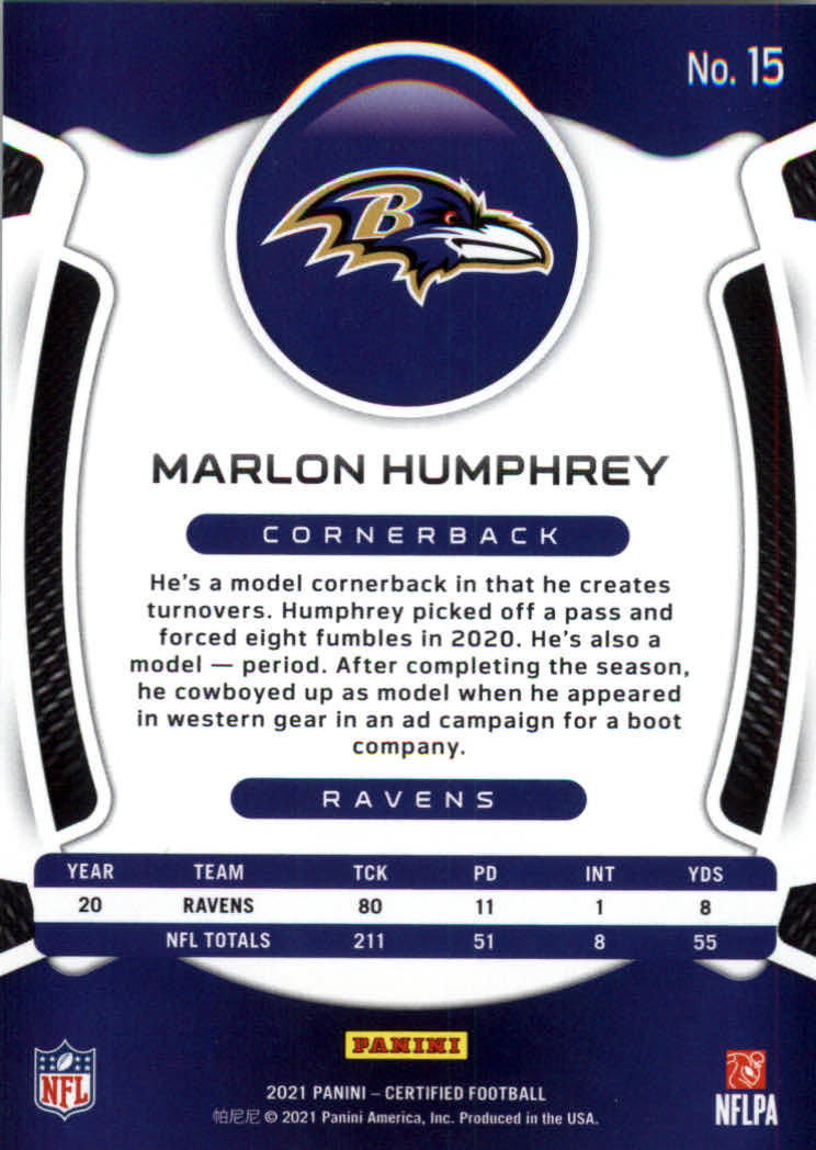 2021 Certified Football Card Pick (Base)