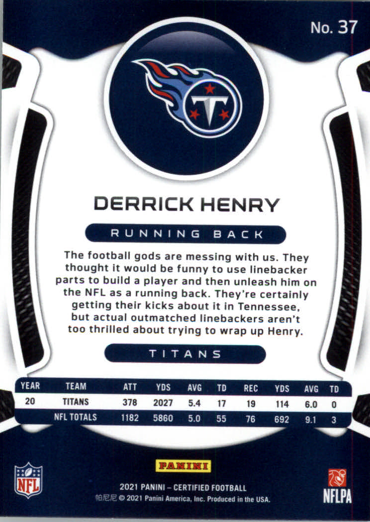 2021 Certified Football Card Pick (Base)