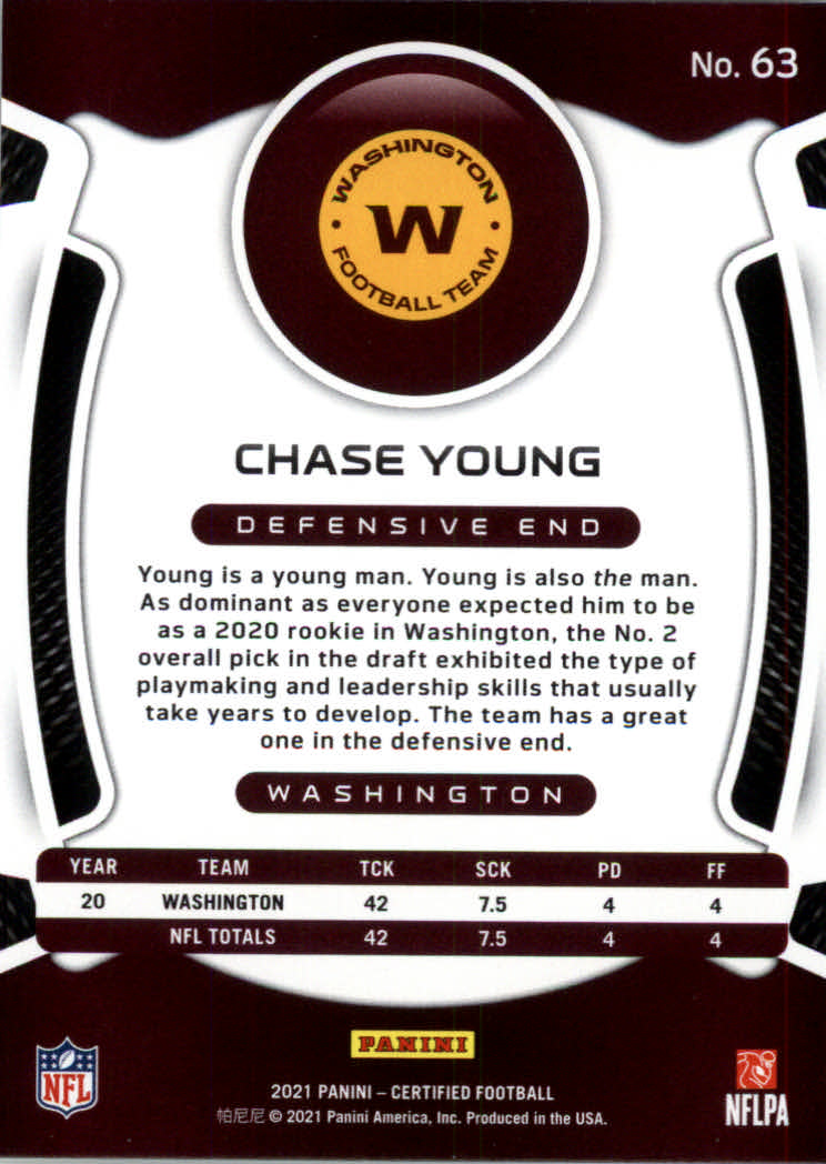 2021 Certified Football Card Pick (Base)