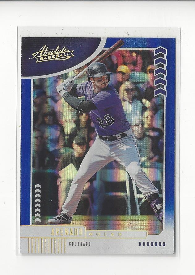 2020 Absolute Spectrum Blue #39 Nolan Arenado