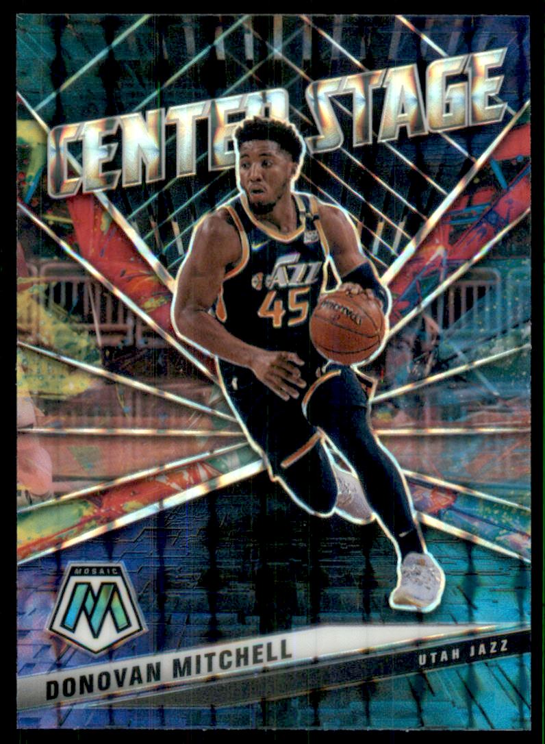 2020-21 Panini Mosaic Center Stage #5 Donovan Mitchell