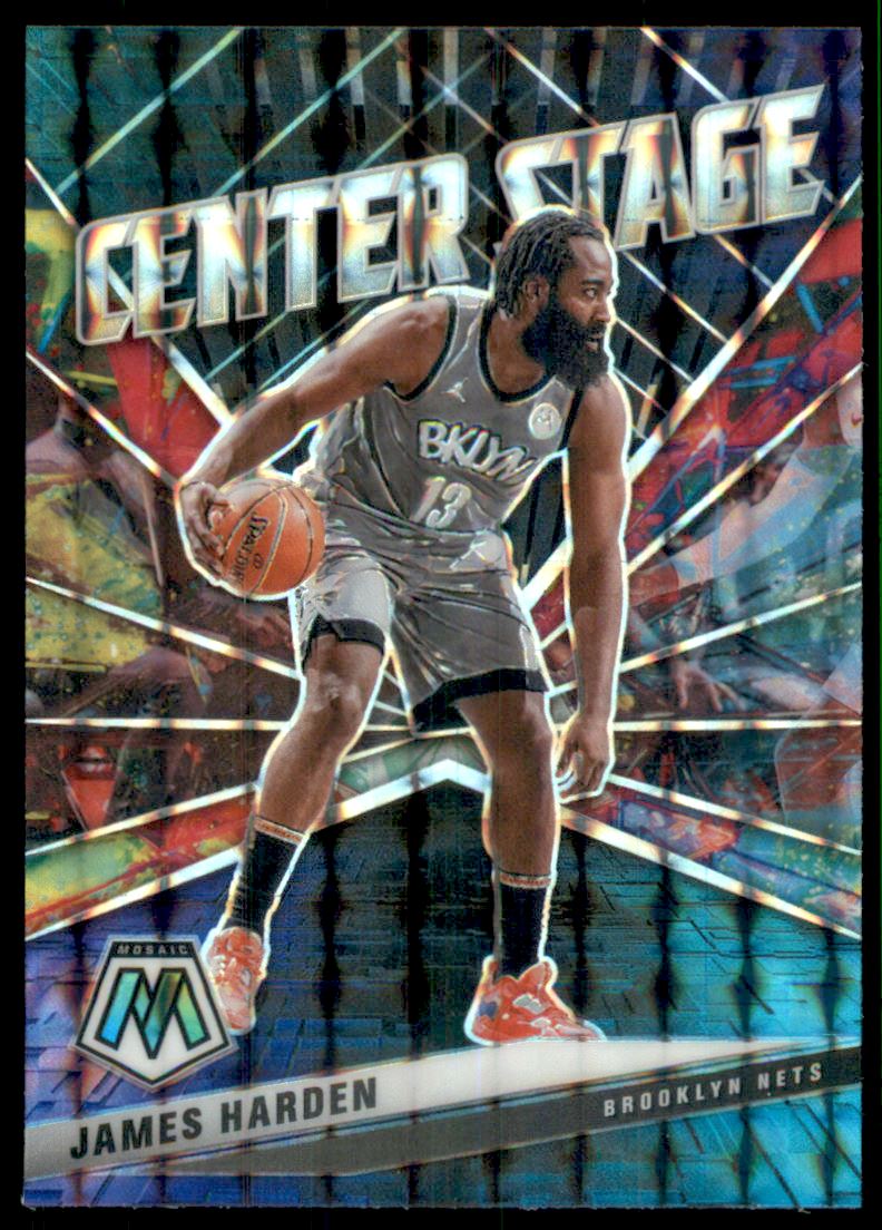 2020-21 Panini Mosaic Center Stage #25 James Harden