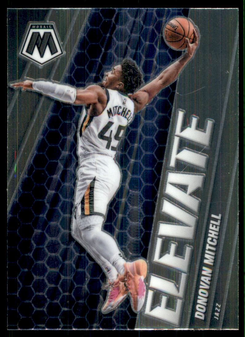 2020-21 Panini Mosaic Elevate #24 Donovan Mitchell
