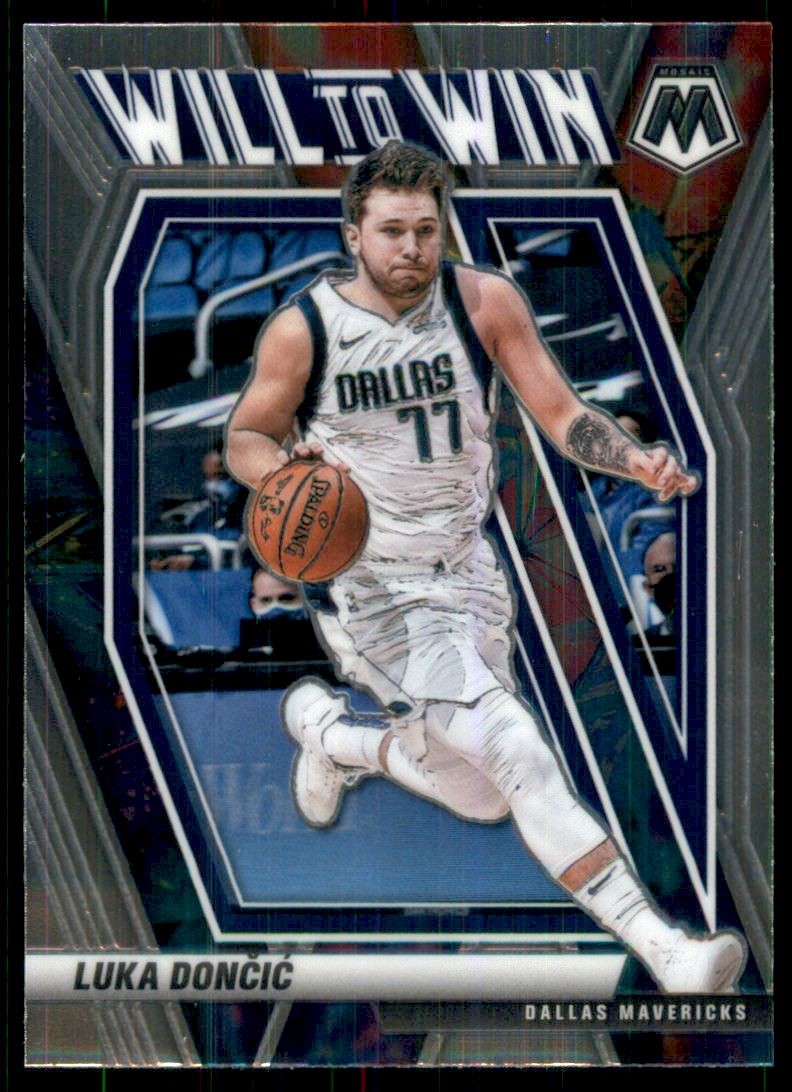 2020-21 Panini Mosaic Will to Win #12 Luka Doncic