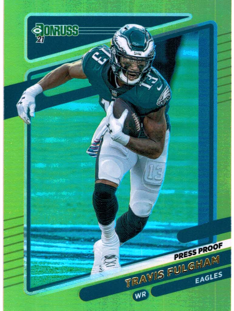 2021 Donruss Football Travis Fulgham #110 Philadelphia Eagles