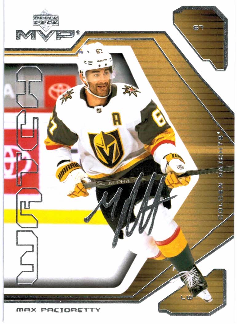 2021-22 Upper Deck MVP 20th Anniversary #58 Max Pacioretty - NM-MT