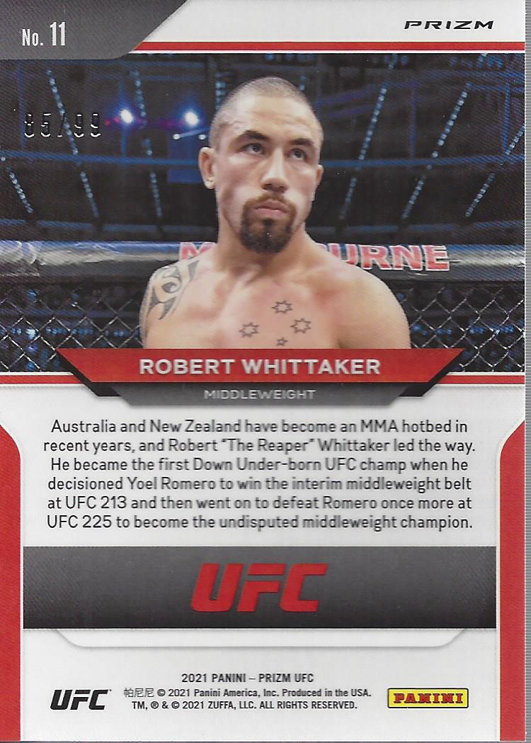 2021 Panini Prizm UFC Prizms Premium Box Set Trading Cards Card Pick (Inserts) - Picture 11 of 269