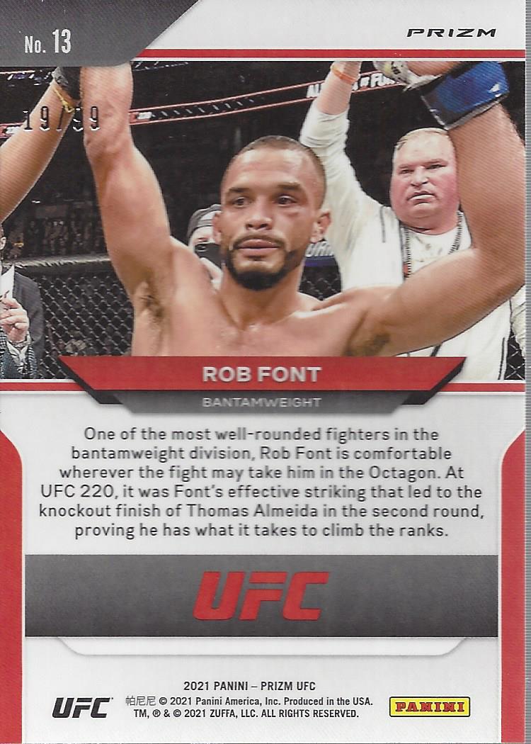 2021 Panini Prizm UFC Prizms Premium Box Set Trading Cards Card Pick (Inserts) - Picture 13 of 269