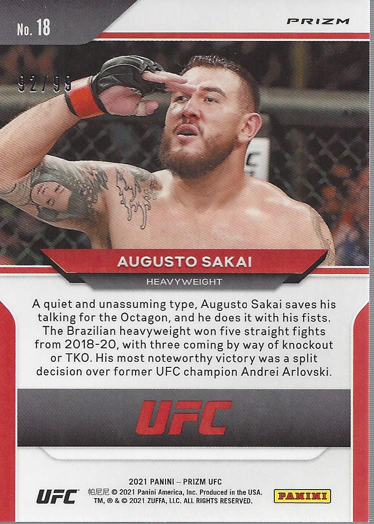 2021 Panini Prizm UFC Prizms Premium Box Set Trading Cards Card Pick (Inserts) - Picture 21 of 269