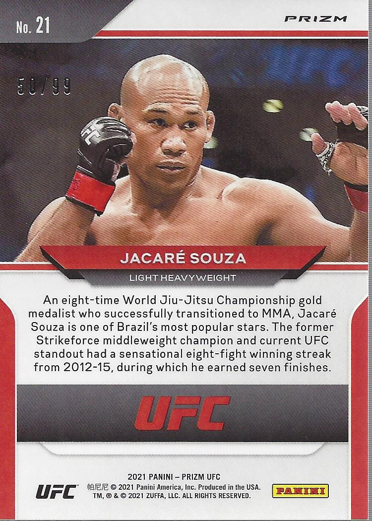 2021 Panini Prizm UFC Prizms Premium Box Set Trading Cards Card Pick (Inserts) - Picture 25 of 269