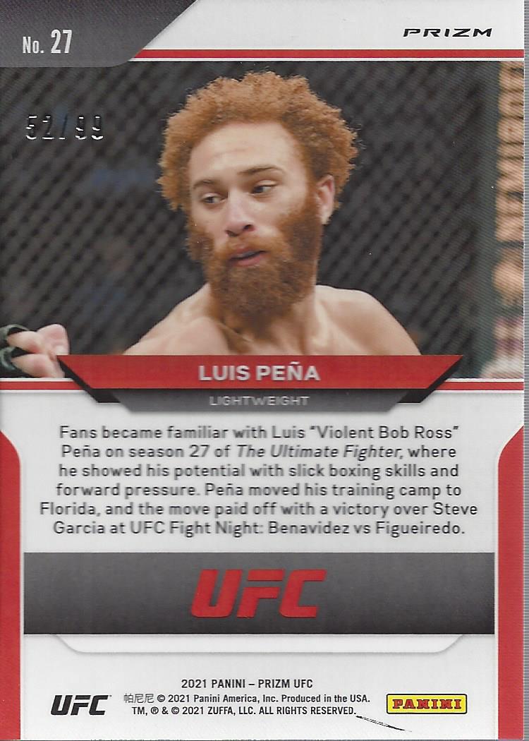2021 Panini Prizm UFC Prizms Premium Box Set Trading Cards Card Pick (Inserts) - Picture 29 of 269