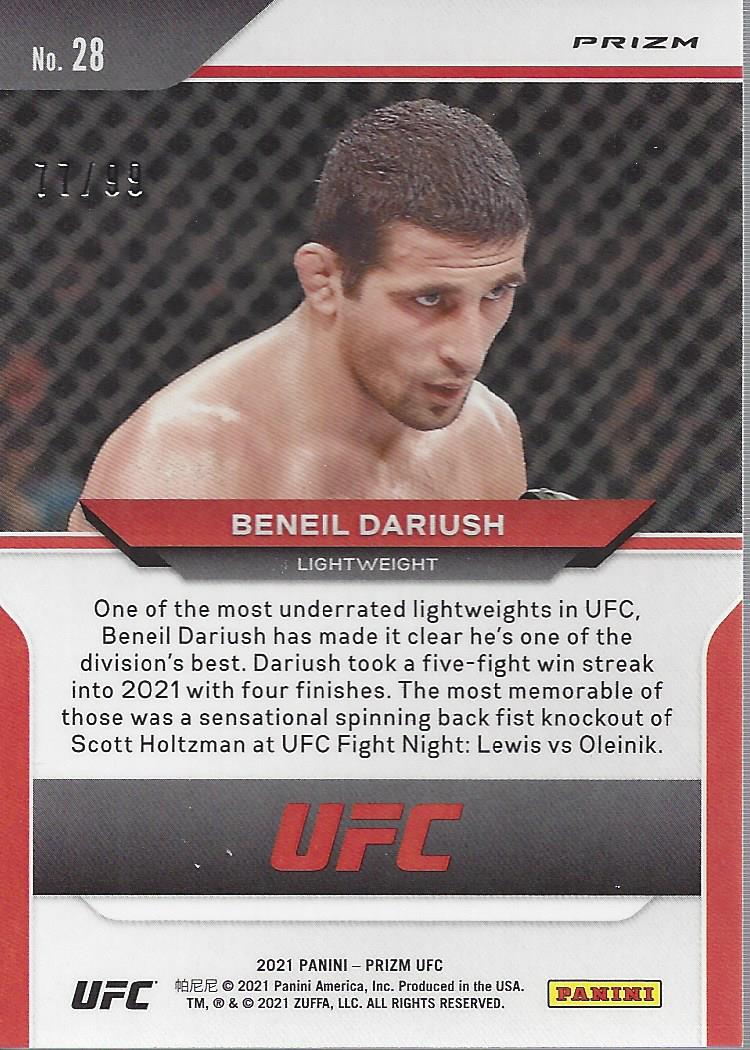 2021 Panini Prizm UFC Prizms Premium Box Set Trading Cards Card Pick (Inserts) - Picture 31 of 269