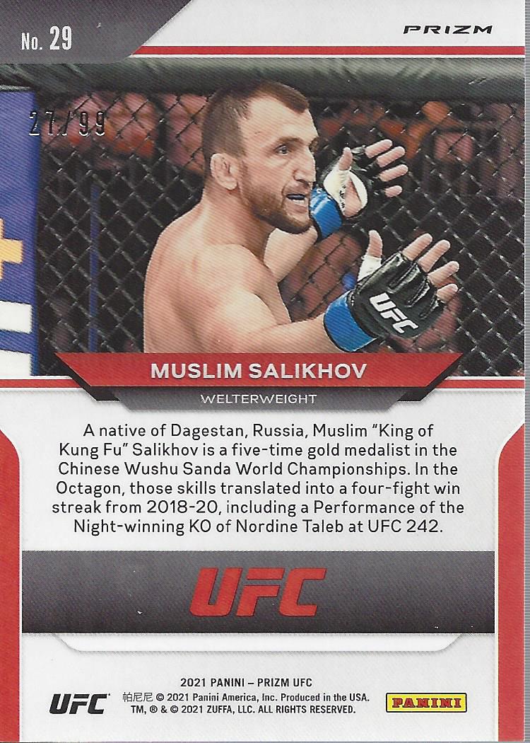 2021 Panini Prizm UFC Prizms Premium Box Set Trading Cards Card Pick (Inserts) - Picture 33 of 269