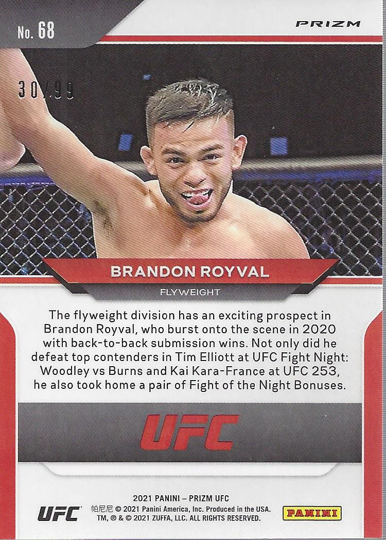 2021 Panini Prizm UFC Prizms Premium Box Set Trading Cards Card Pick (Inserts) - Picture 89 of 269