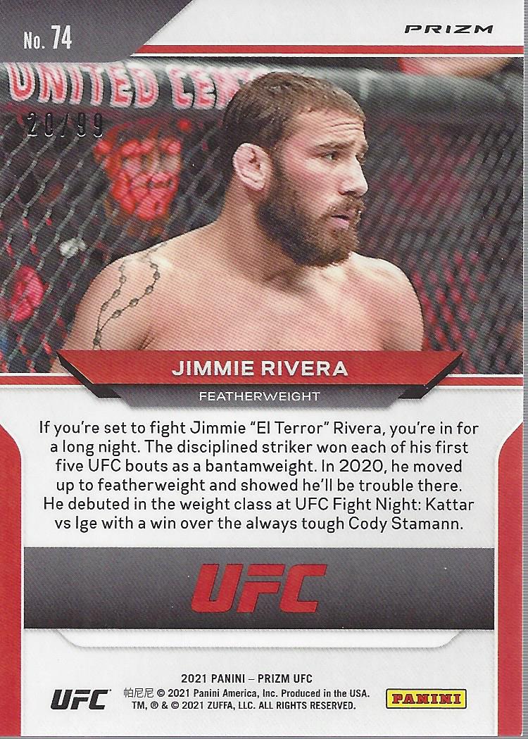 2021 Panini Prizm UFC Prizms Premium Box Set Trading Cards Card Pick (Inserts) - Picture 99 of 269