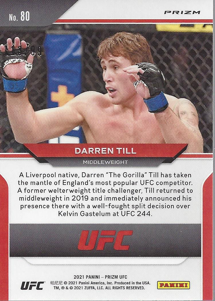 2021 Panini Prizm UFC Prizms Premium Box Set Trading Cards Card Pick (Inserts) - Picture 109 of 269