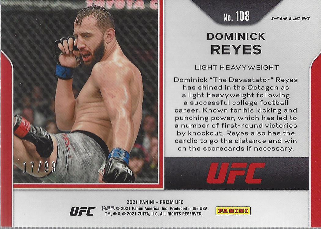 2021 Panini Prizm UFC Prizms Premium Box Set Trading Cards Card Pick (Inserts) - Picture 145 of 269