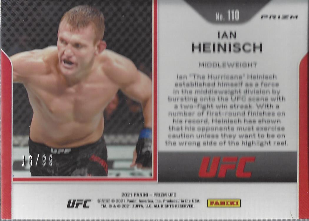 2021 Panini Prizm UFC Prizms Premium Box Set Trading Cards Card Pick (Inserts) - Picture 149 of 269
