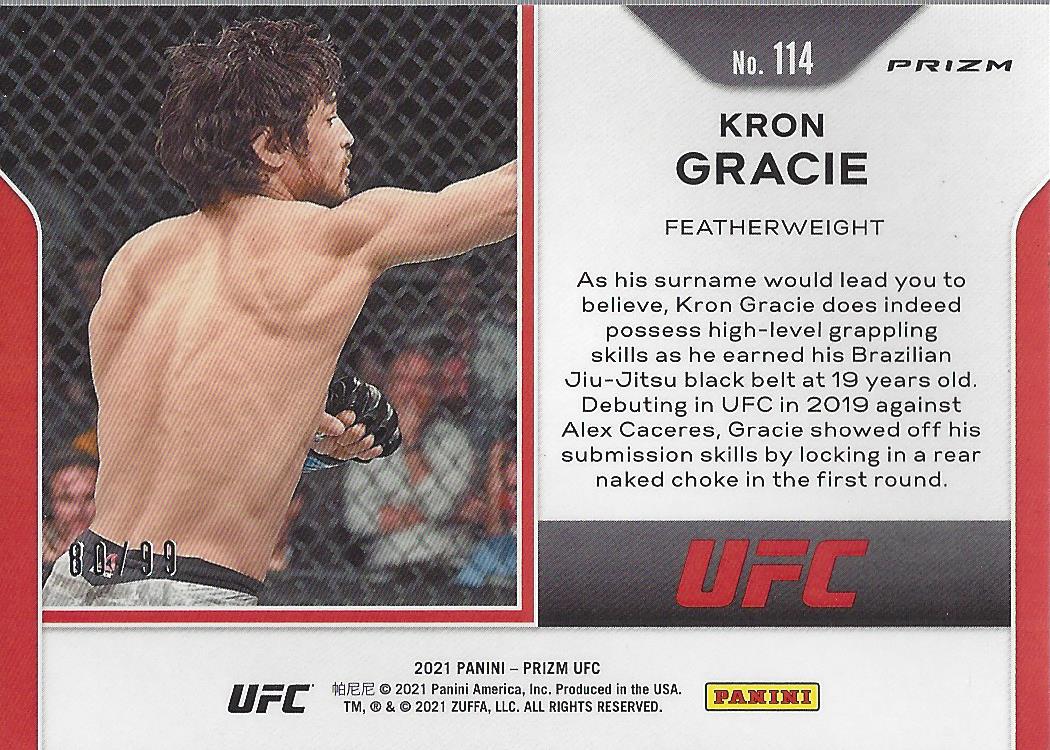 2021 Panini Prizm UFC Prizms Premium Box Set Trading Cards Card Pick (Inserts) - Picture 153 of 269