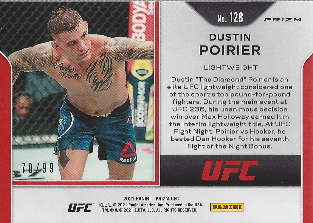 2021 Panini Prizm UFC Prizms Premium Box Set Trading Cards Card Pick (Inserts) - Picture 175 of 269