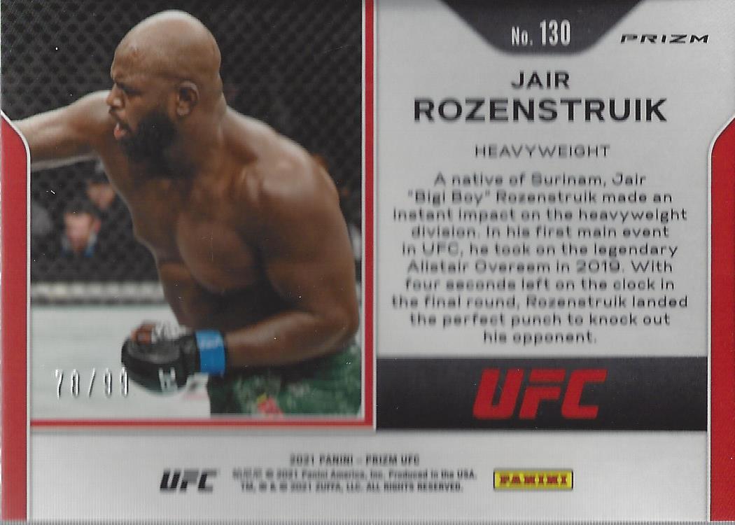 2021 Panini Prizm UFC Prizms Premium Box Set Trading Cards Card Pick (Inserts) - Picture 177 of 269