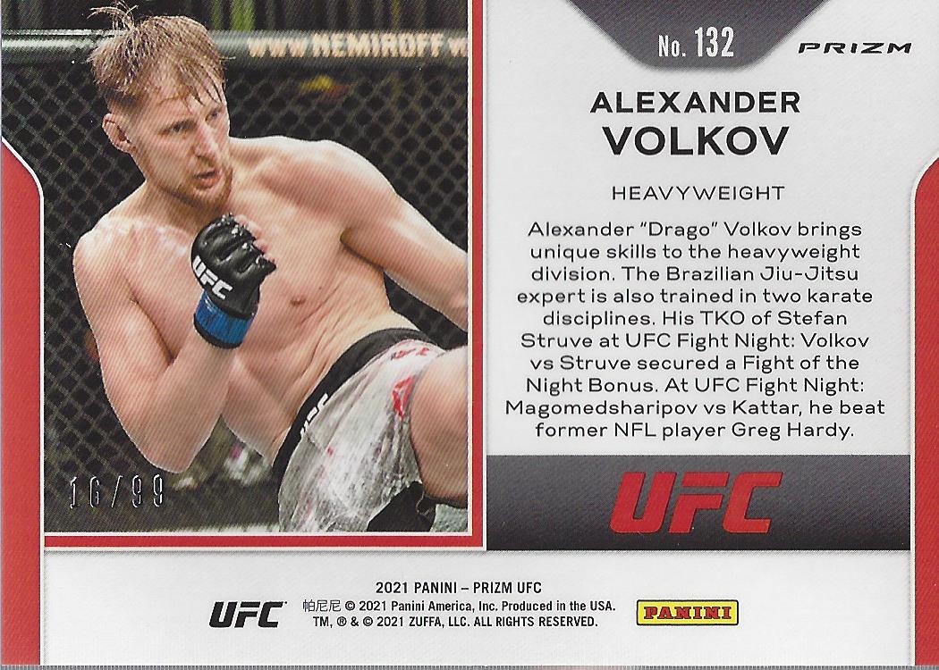 2021 Panini Prizm UFC Prizms Premium Box Set Trading Cards Card Pick (Inserts) - Picture 181 of 269
