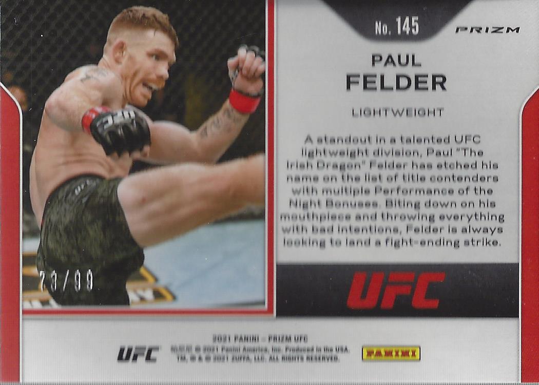2021 Panini Prizm UFC Prizms Premium Box Set Trading Cards Card Pick (Inserts) - Picture 197 of 269