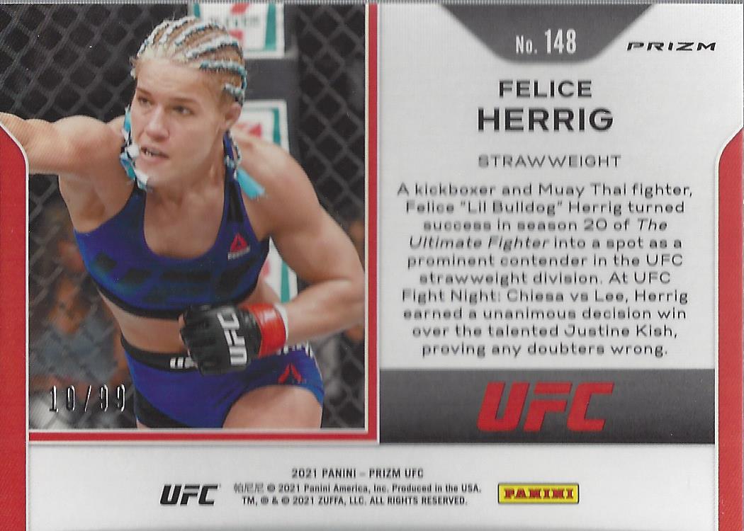 2021 Panini Prizm UFC Prizms Premium Box Set Trading Cards Card Pick (Inserts) - Picture 203 of 269