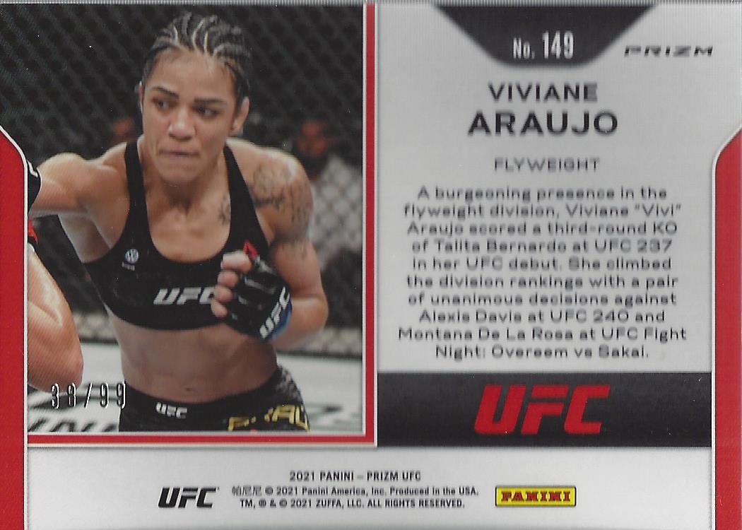 2021 Panini Prizm UFC Prizms Premium Box Set Trading Cards Card Pick (Inserts) - Picture 205 of 269