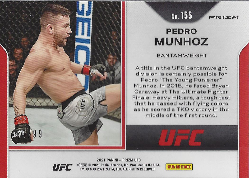 2021 Panini Prizm UFC Prizms Premium Box Set Trading Cards Card Pick (Inserts) - Picture 211 of 269