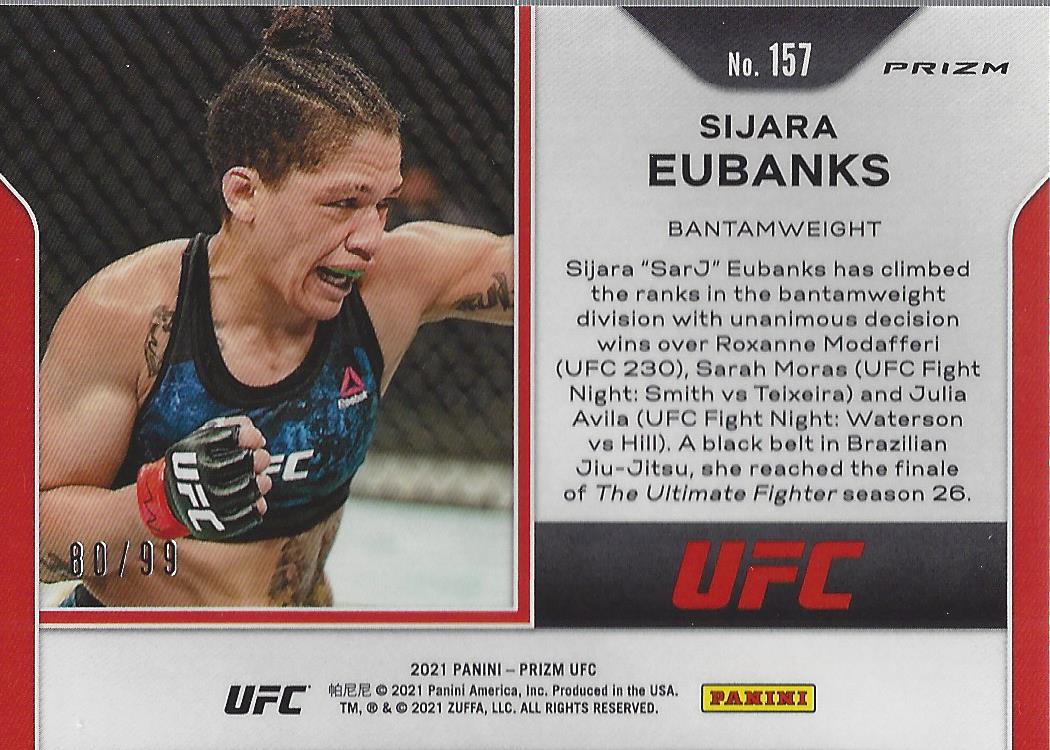 2021 Panini Prizm UFC Prizms Premium Box Set Trading Cards Card Pick (Inserts) - Picture 213 of 269