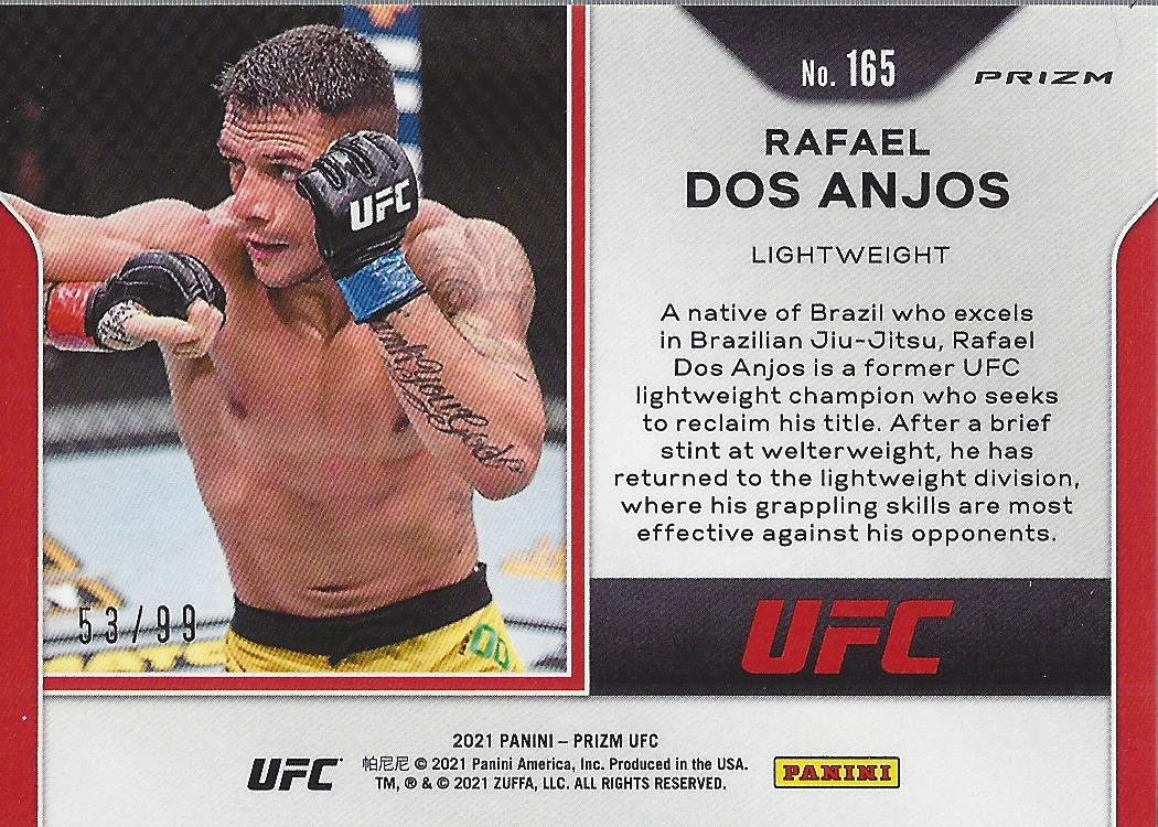 2021 Panini Prizm UFC Prizms Premium Box Set Trading Cards Card Pick (Inserts) - Picture 223 of 269