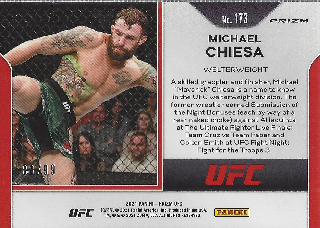 2021 Panini Prizm UFC Prizms Premium Box Set Trading Cards Card Pick (Inserts) - Picture 237 of 269