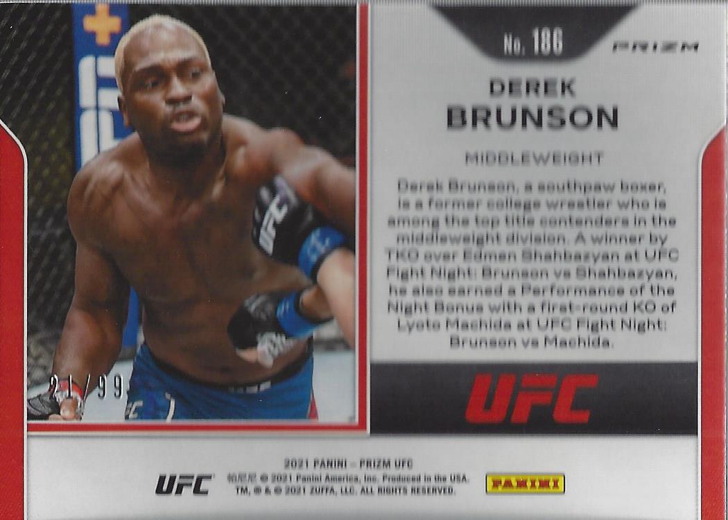 2021 Panini Prizm UFC Prizms Premium Box Set Trading Cards Card Pick (Inserts) - Picture 249 of 269
