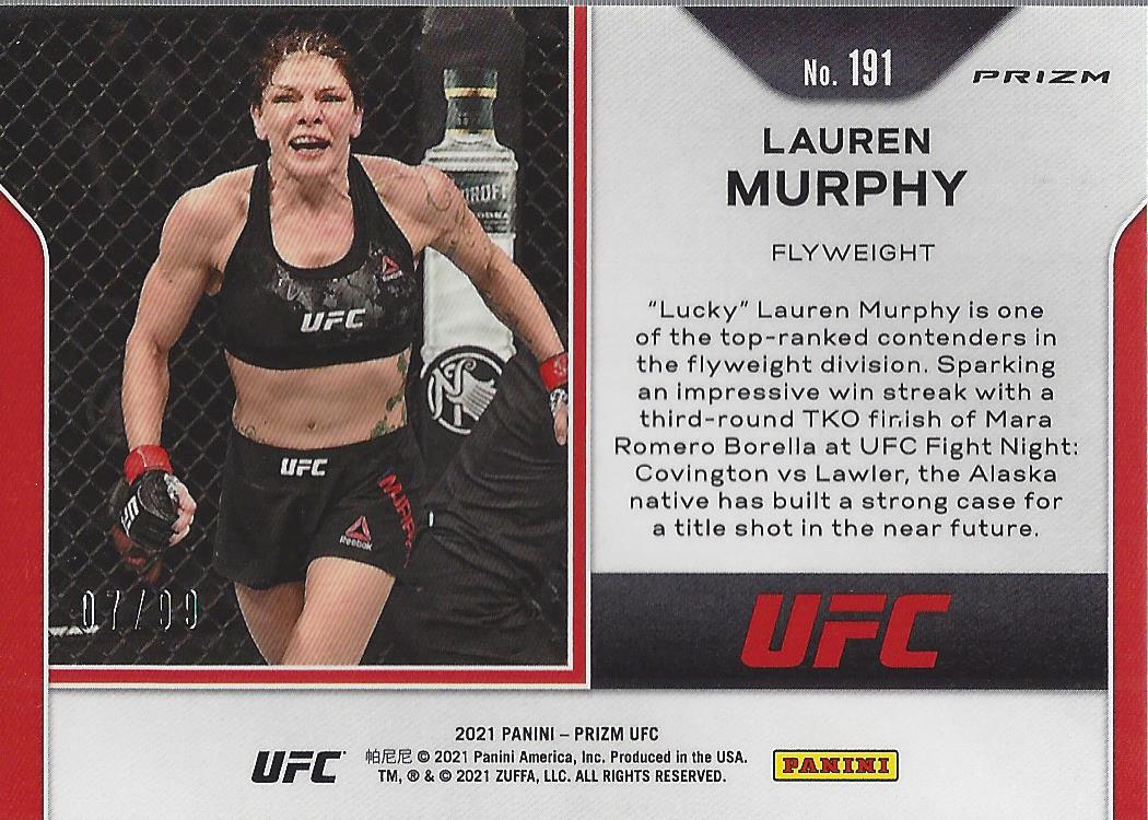 2021 Panini Prizm UFC Prizms Premium Box Set Trading Cards Card Pick (Inserts) - Picture 257 of 269
