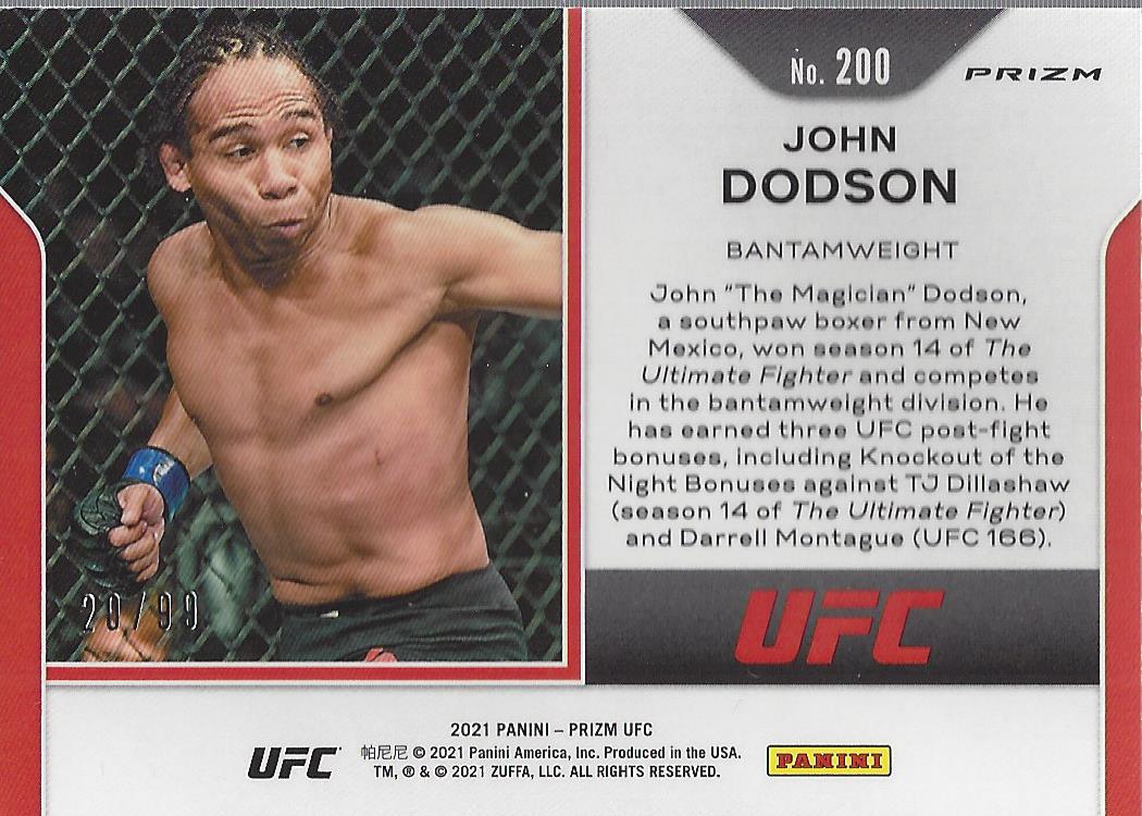 2021 Panini Prizm UFC Prizms Premium Box Set Trading Cards Card Pick (Inserts) - Picture 269 of 269