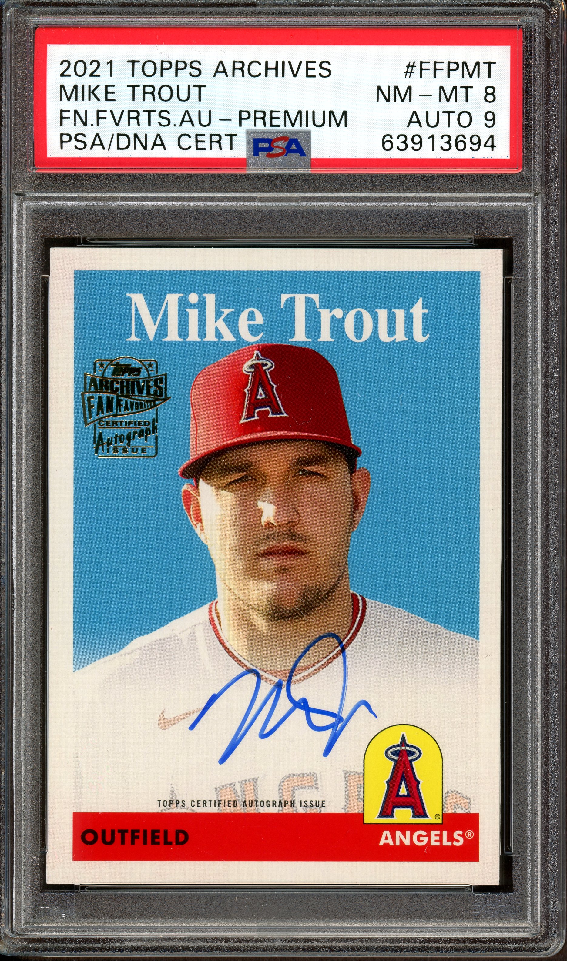 2021 Topps Archives Fan Favorites Premium Autographs #FFPMT Mike