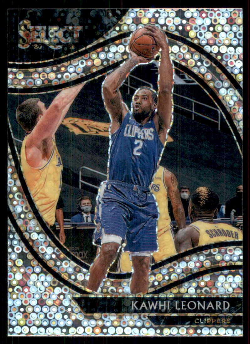 2020-21 Select Prizms Disco #208 Kawhi Leonard