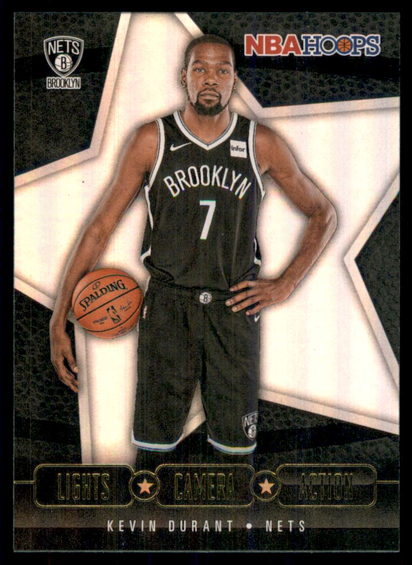 2020-21 Hoops Lights Camera Action Holo #29 Kevin Durant