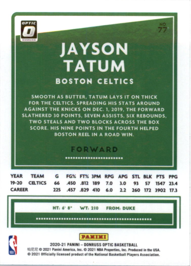 2020-21 Donruss Optic Basketball Card Pick (Base) - Bild 155 von 401